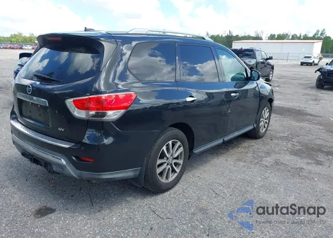 2016 Nissan Pathfinder Sv из США, поврежденный, VIN 5N1AR2MN1GC614877